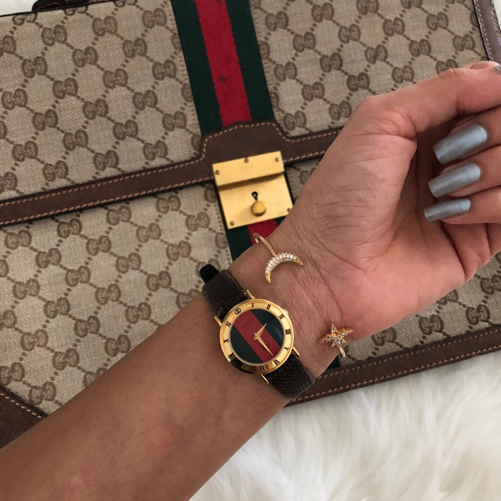 πHP 10/8π Authentic Vintage GUCCI Womenβs Briefcase - Picture 10 of 10